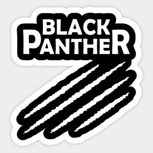 Black Panther Bold Sticker